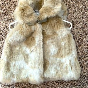 Faux fur vest